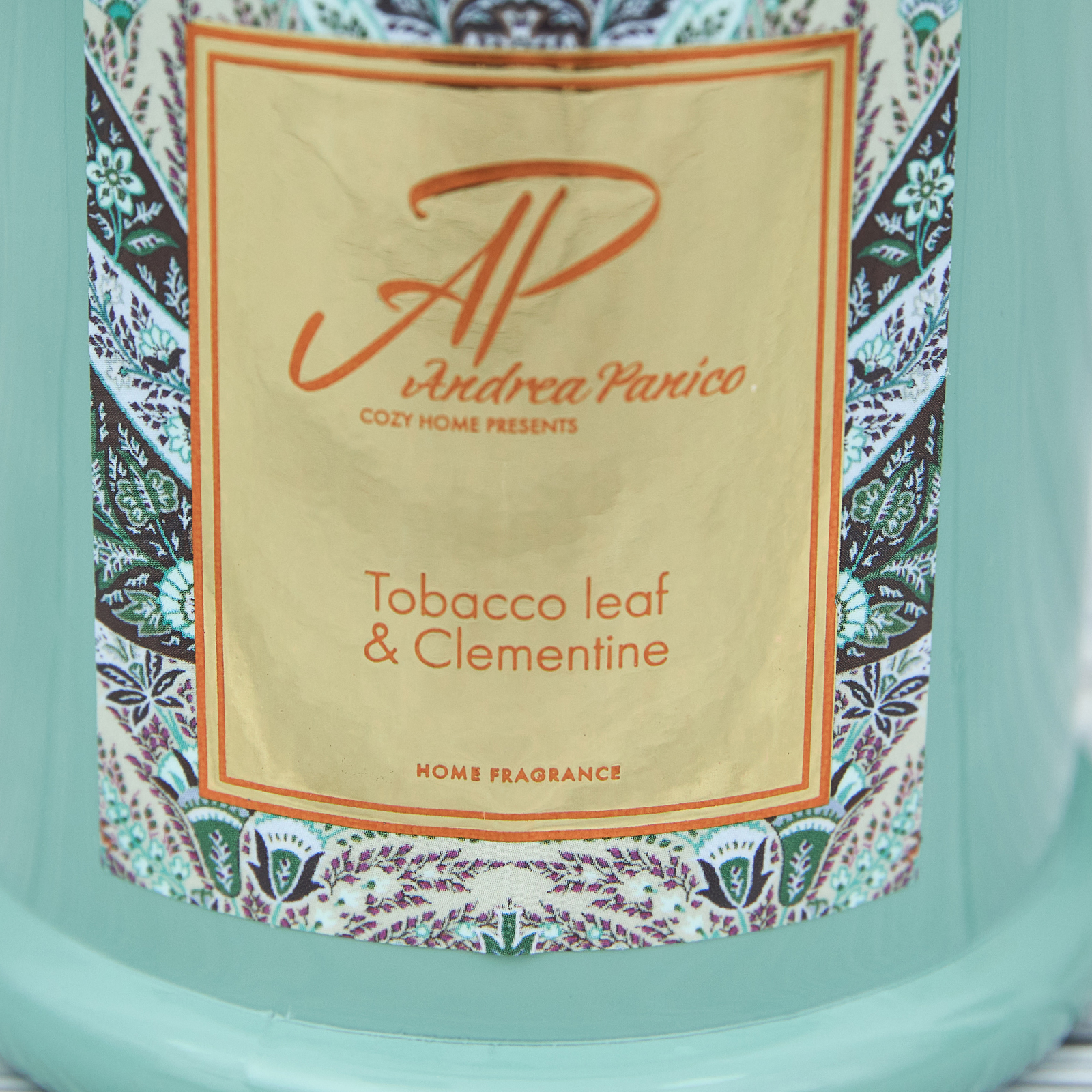 Свеча ароматизированная Tobacco leaf & clementine CozyHome, цвет зеленый, размер Один размер - фото 4