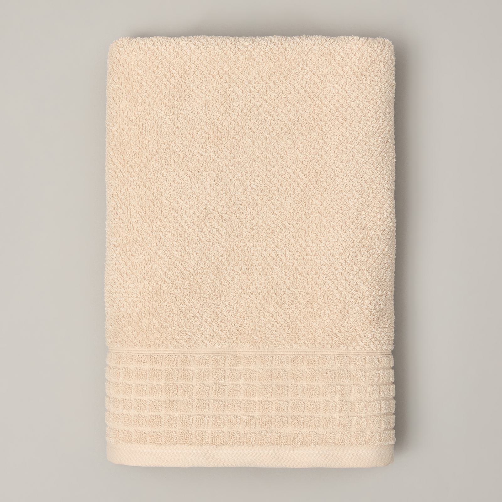 Полотенце махровое Город/Urbano, кремовое