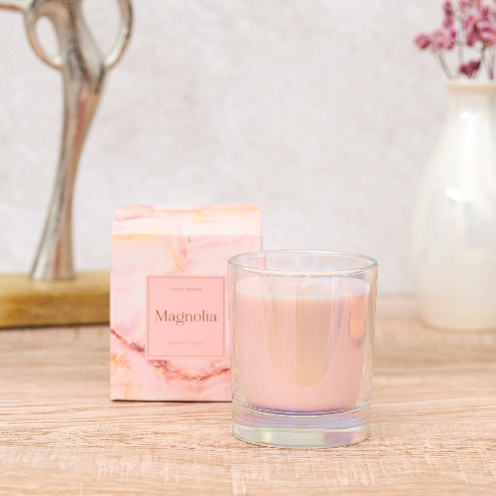 Свеча Magnolia CozyHome, цвет розовый, размер Один размер - фото 2