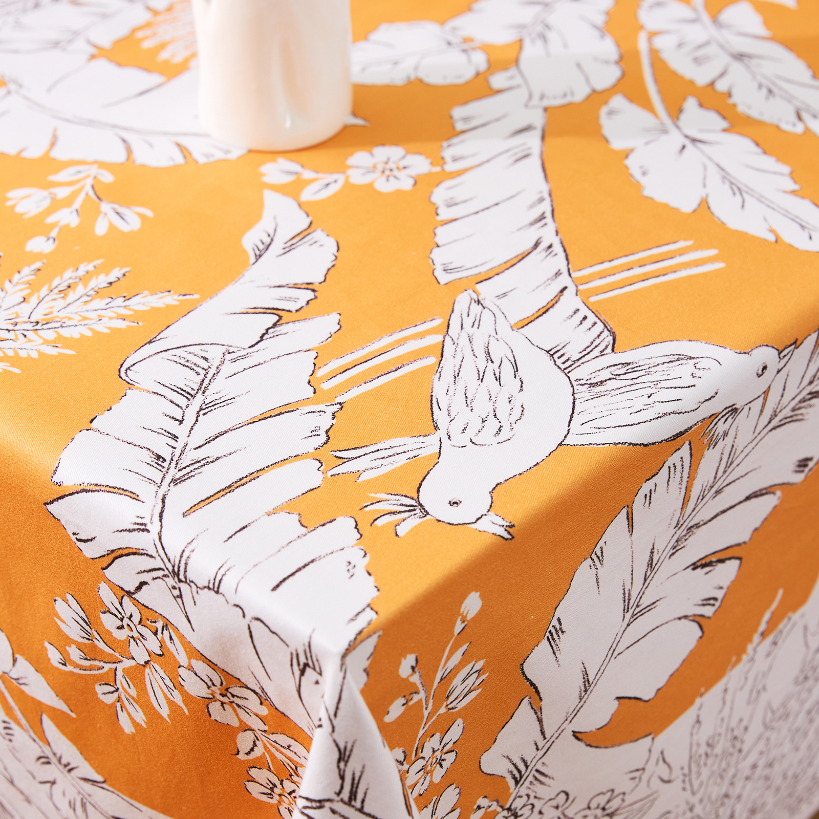 Скатерть Uccello CozyHome, цвет оранжевый, размер 145х250 - фото 2
