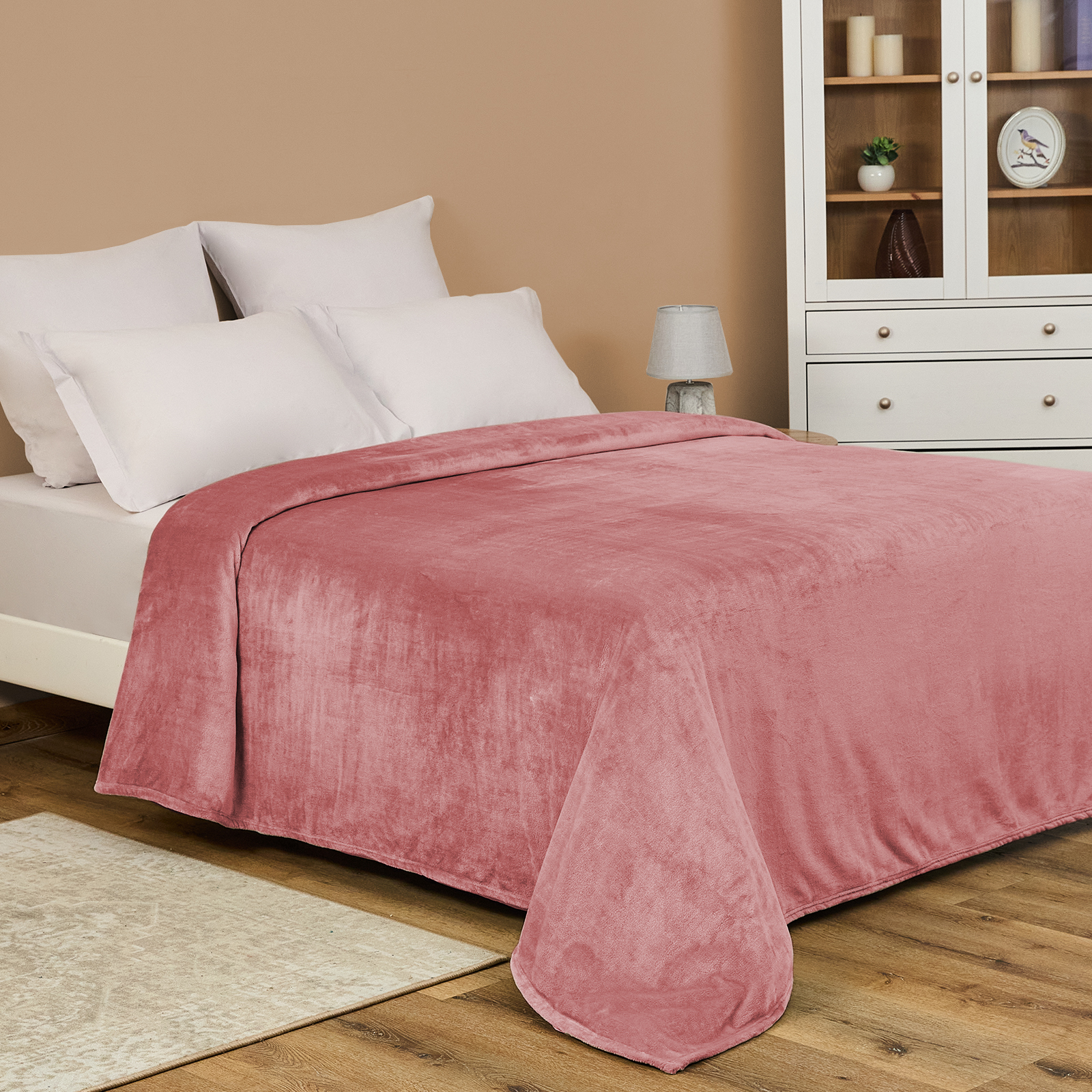 Плед Supersoft, ягодный CozyHome, цвет розовый, размер 150х200 - фото 1