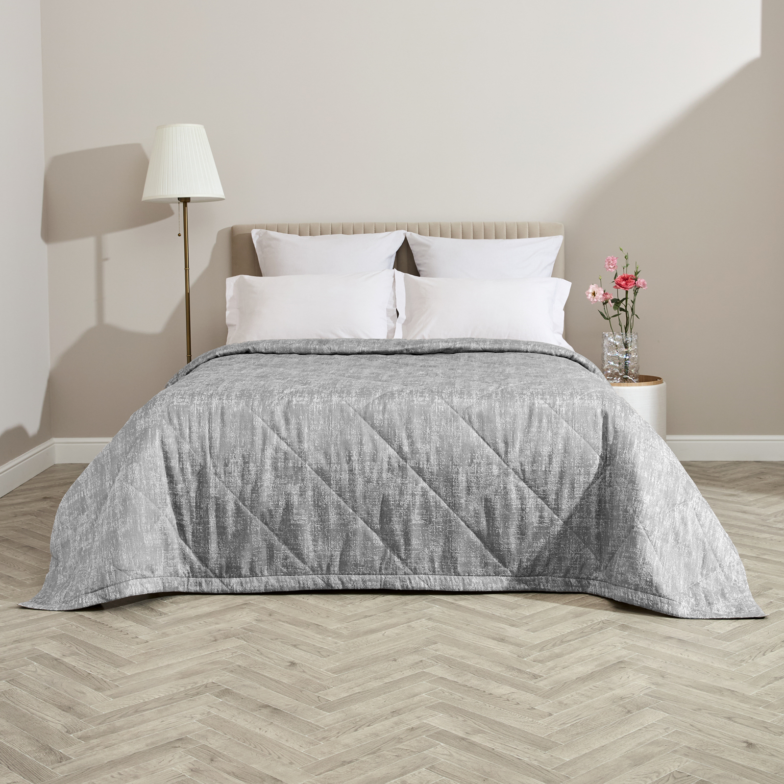 Покрывало Benita, серебро