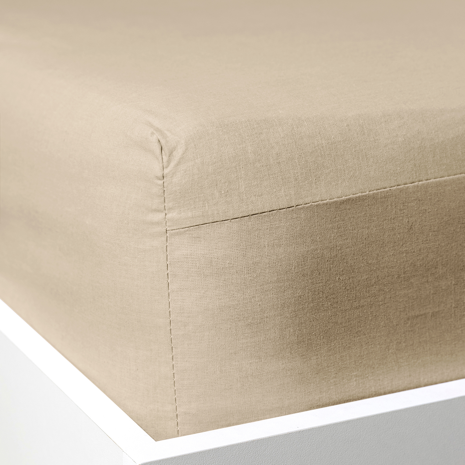 Простыня на резинке Greige