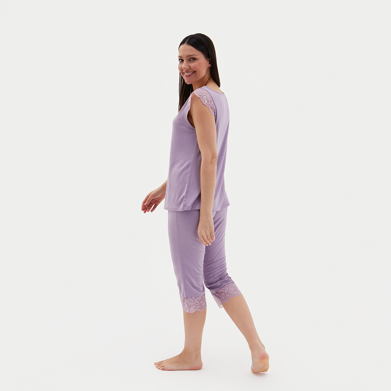 Пижама Вереск II CozyHome, цвет сиреневый, размер 46 - фото 3