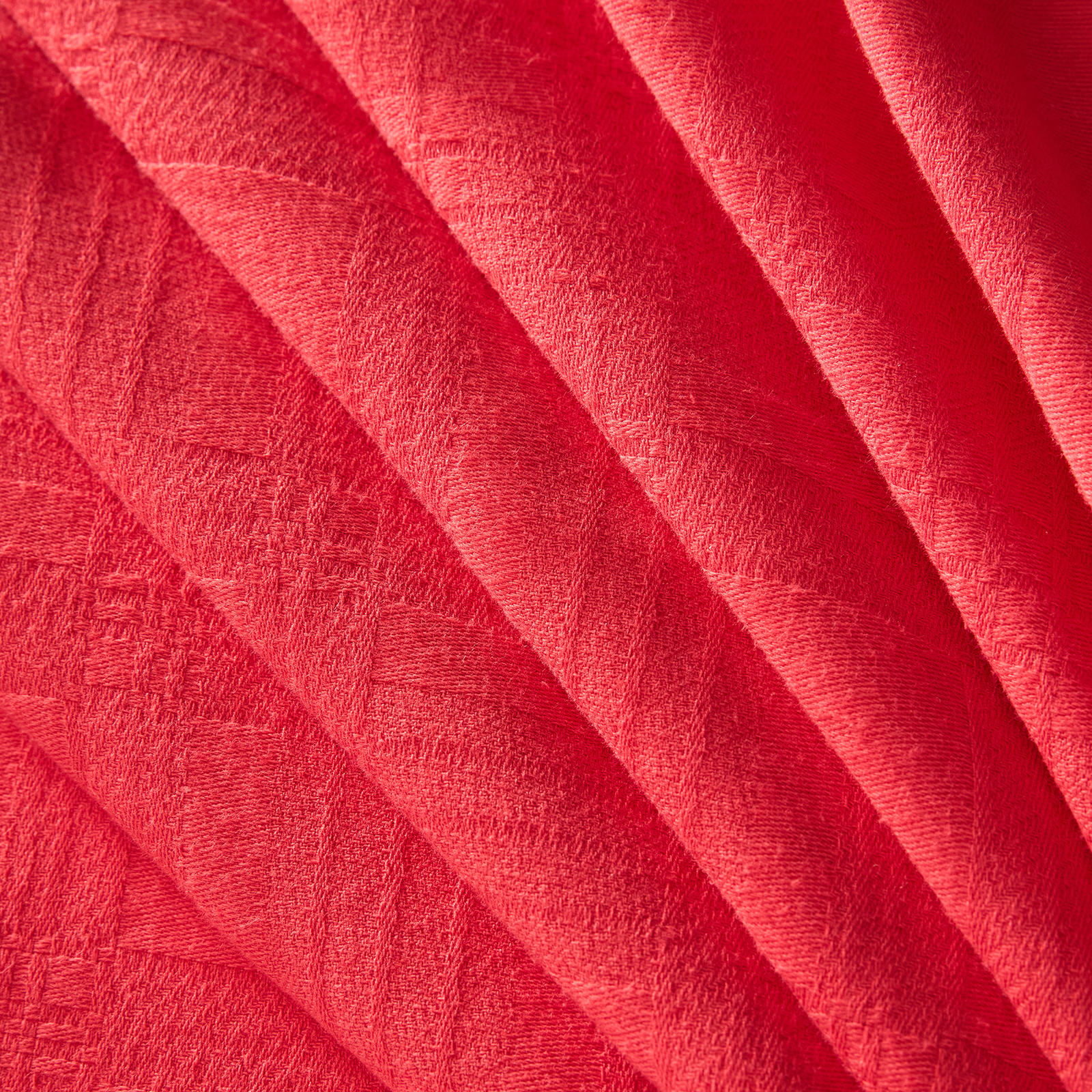 Скатерть Cellula, красная CozyHome, цвет красный, размер 150х200 - фото 4