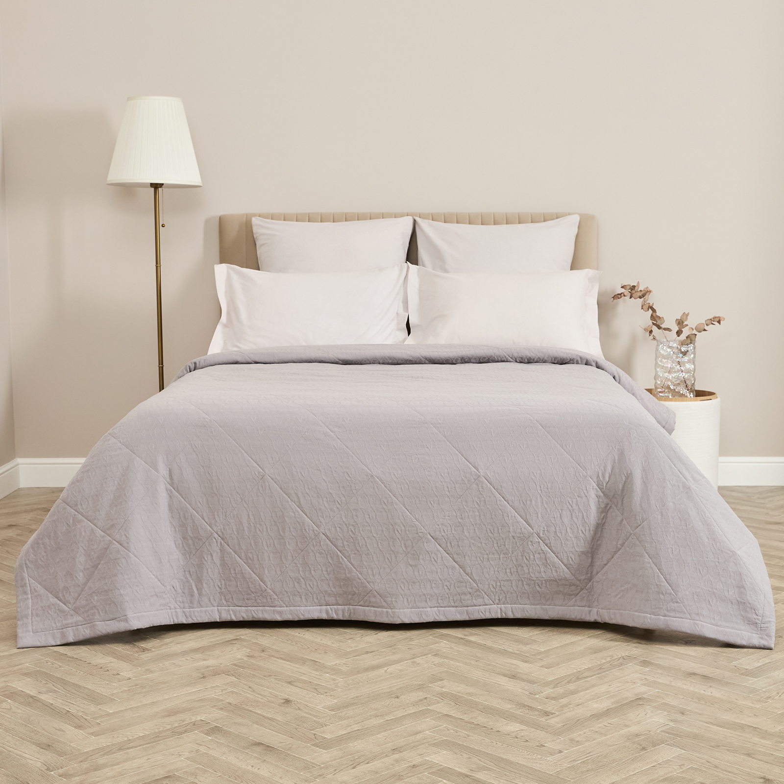 Покрывало Серый цветок/Fiore grigio