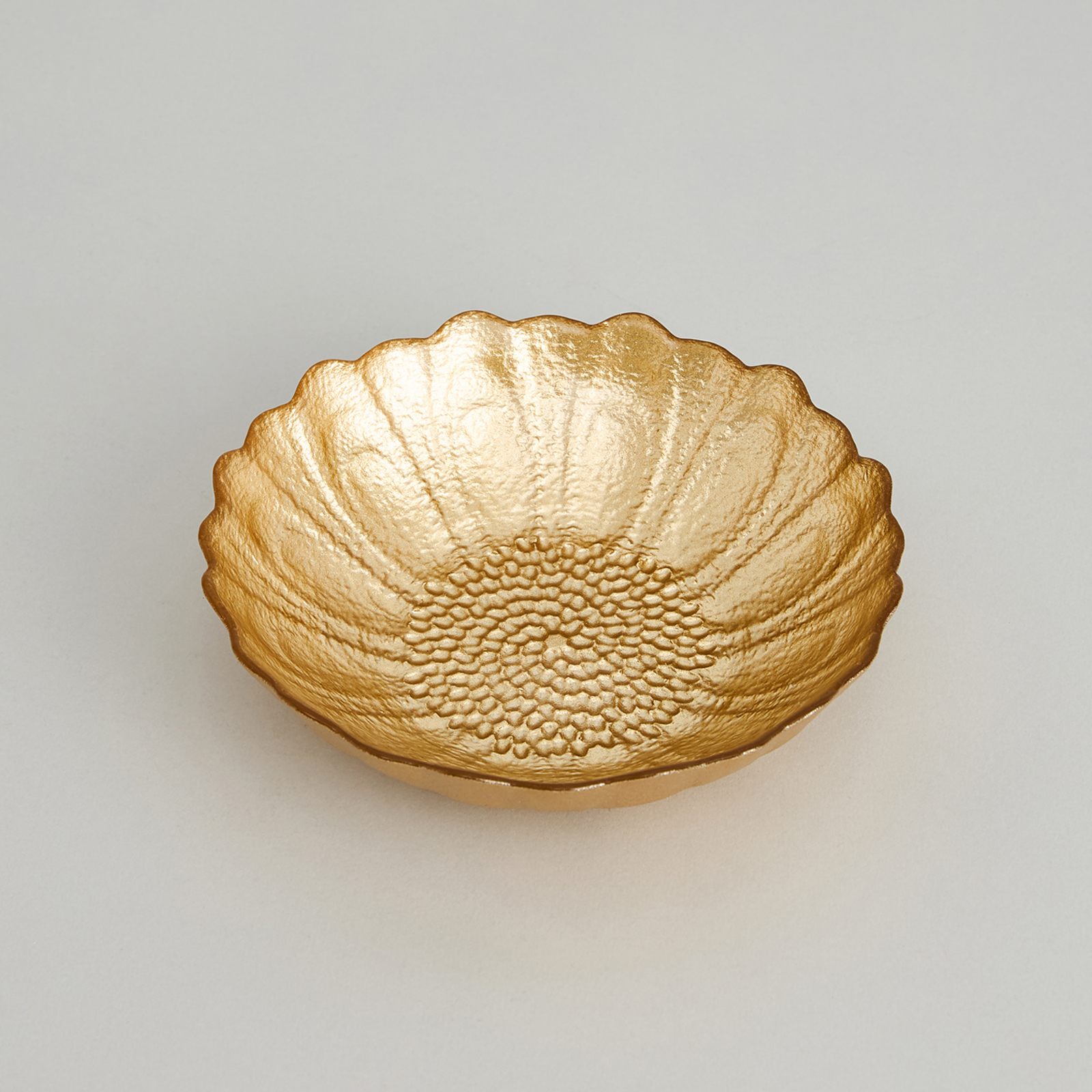 Блюдо Цветы/Fiori, золотое