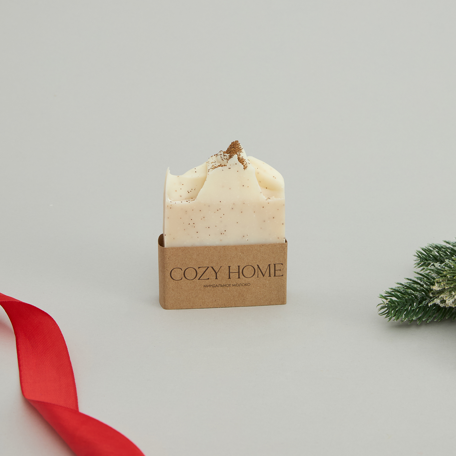 Мыло твердое Миндальное молоко
