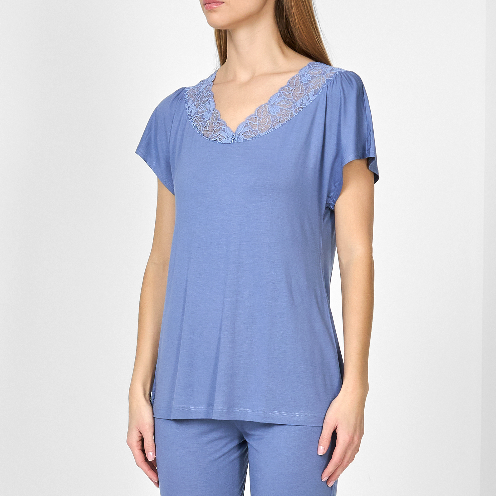 Пижама Blue sky CozyHome, цвет синий, размер 48 - фото 3
