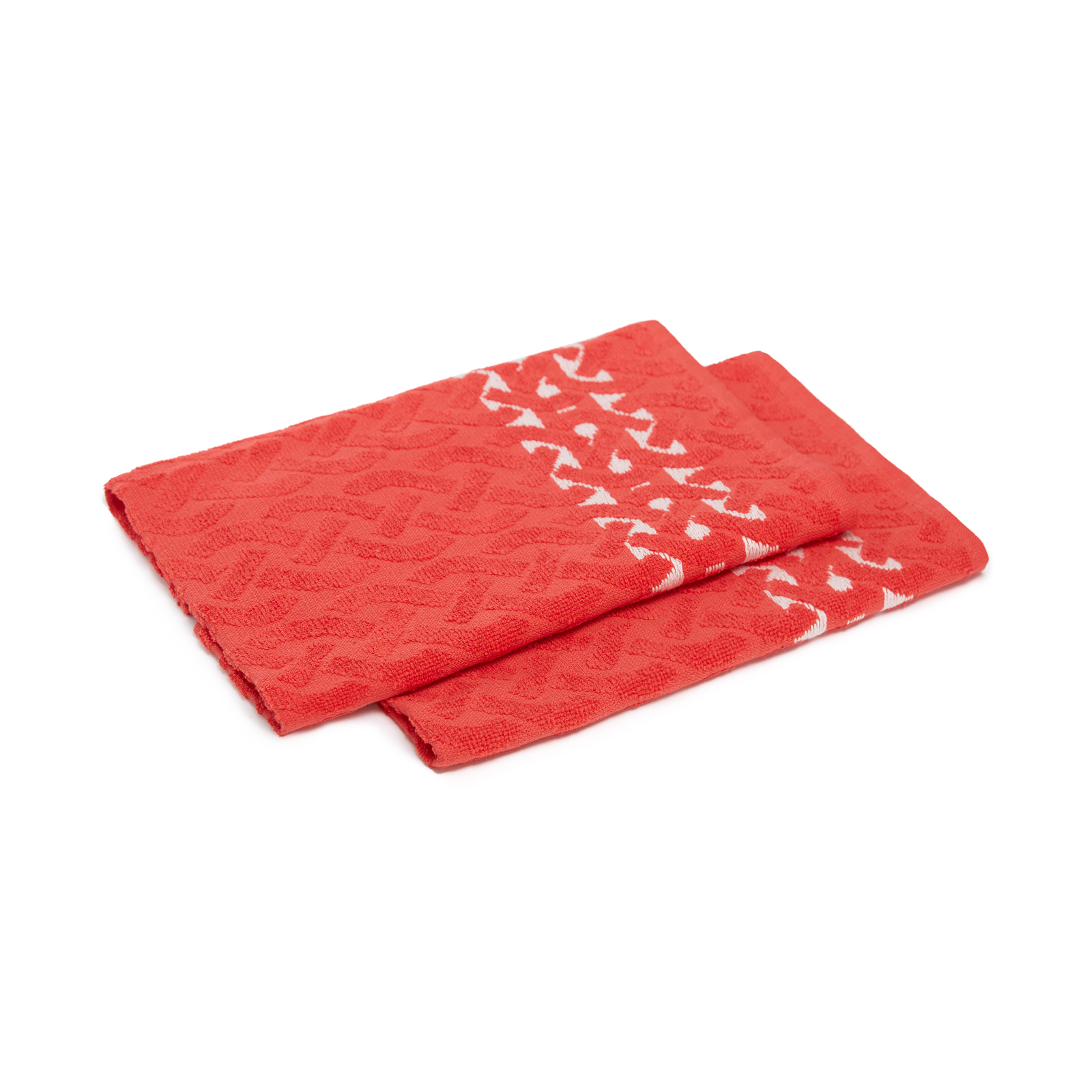 Комплект полотенец Assemini, красный сумка в роддом с косметичкой красный