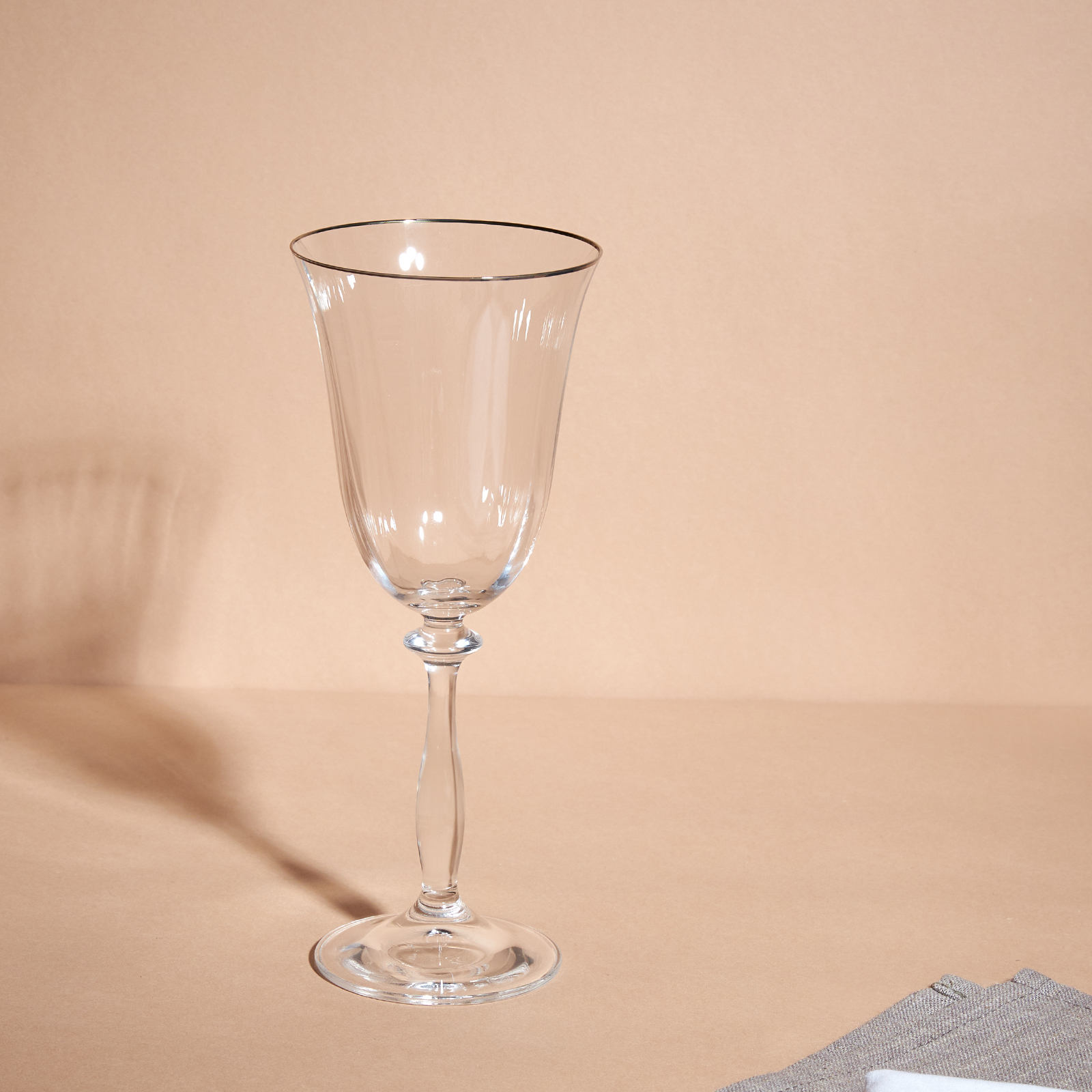 Бокал для вина Light wave Platinum CozyHome, цвет прозрачный, размер Один размер - фото 1
