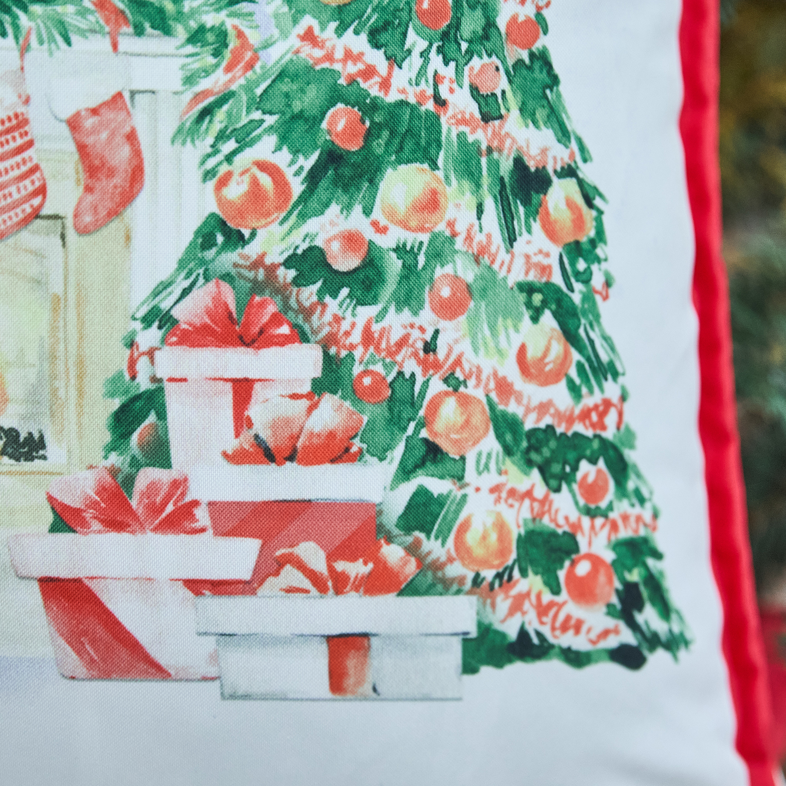 Подушка декоративная Joy CozyHome, цвет красный, размер 45х45 - фото 2