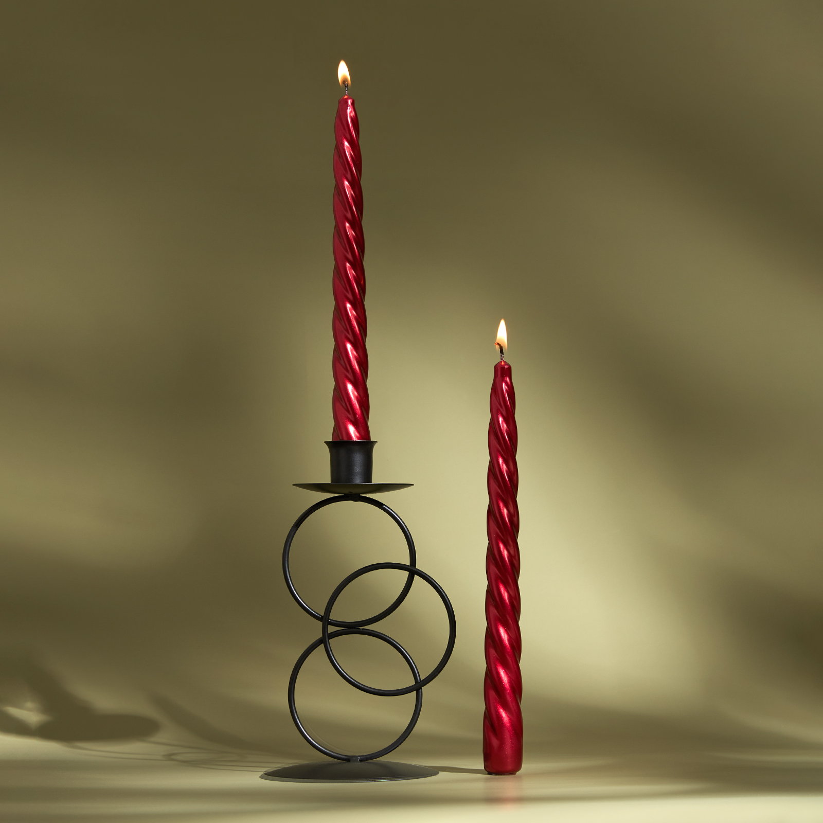 Набор свечей French Christmas II CozyHome, цвет красный, размер Один размер - фото 2