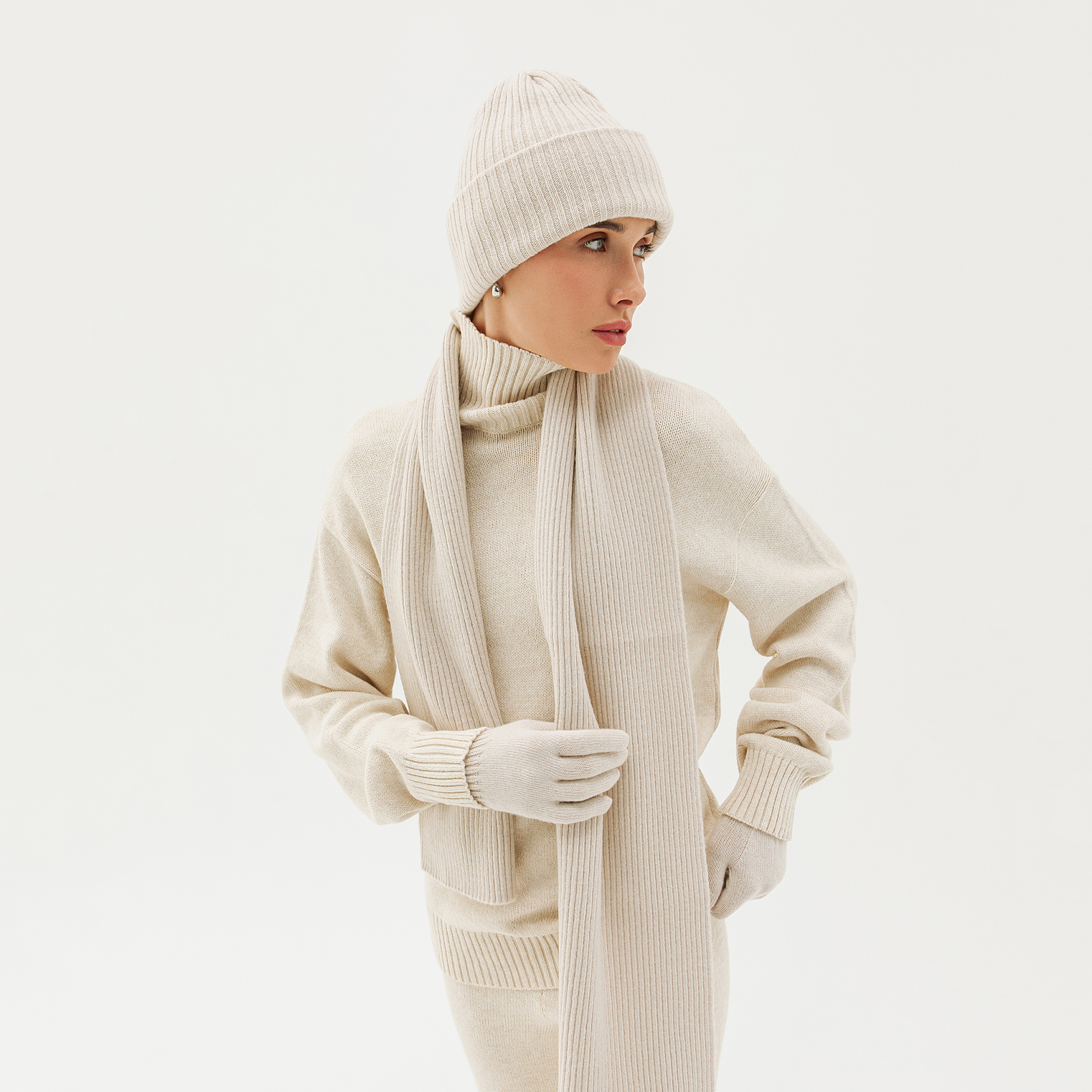 Шарф Mont blanc, белый жен пижама с шортами черри белый р 52