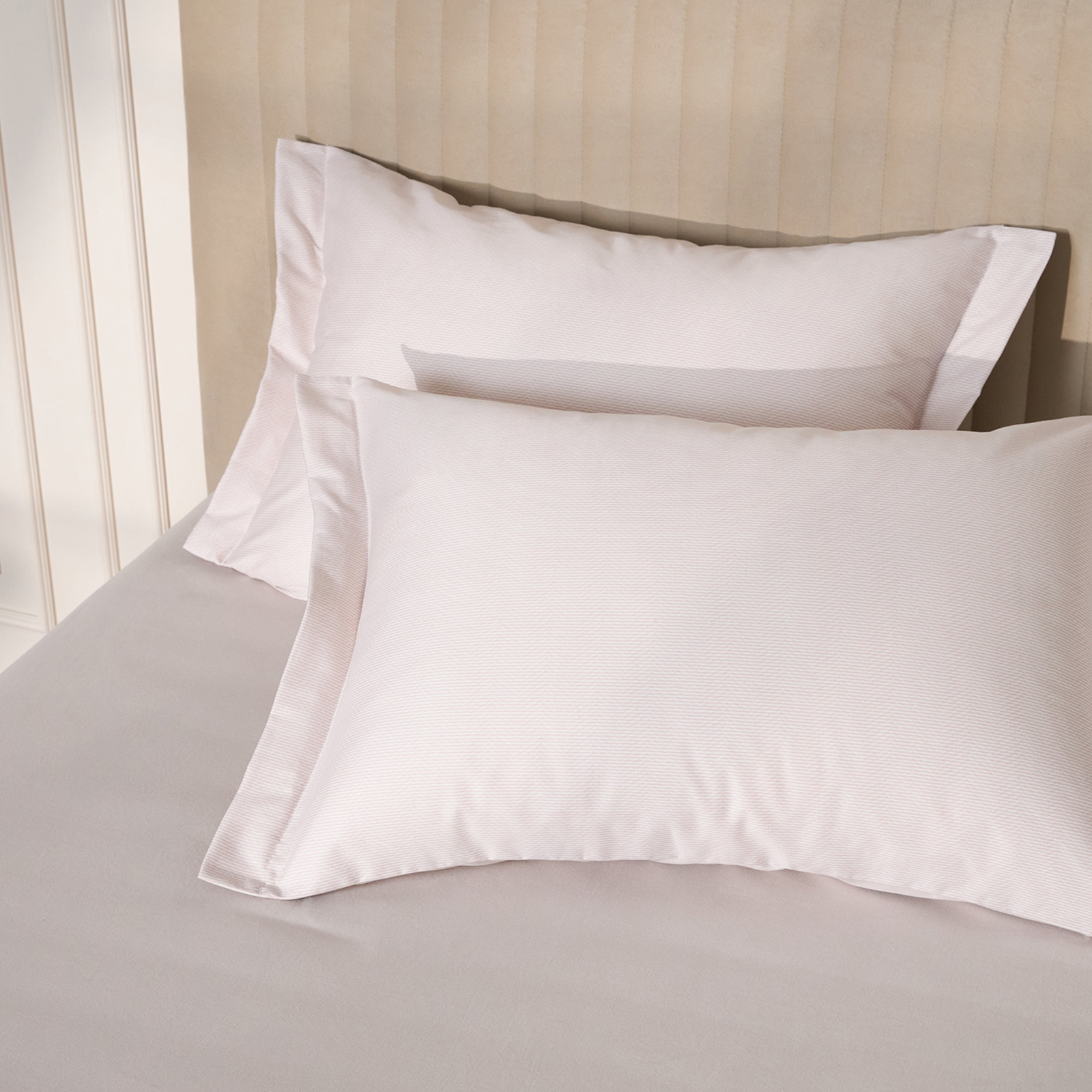 Комплект наволочек Эстелла (светло-розовый) с ушками