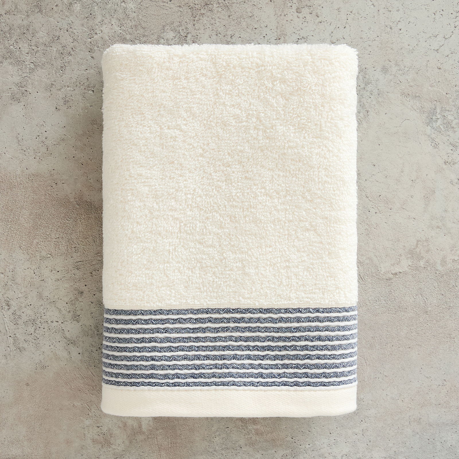 Полотенце махровое Галио/Galio, голубое