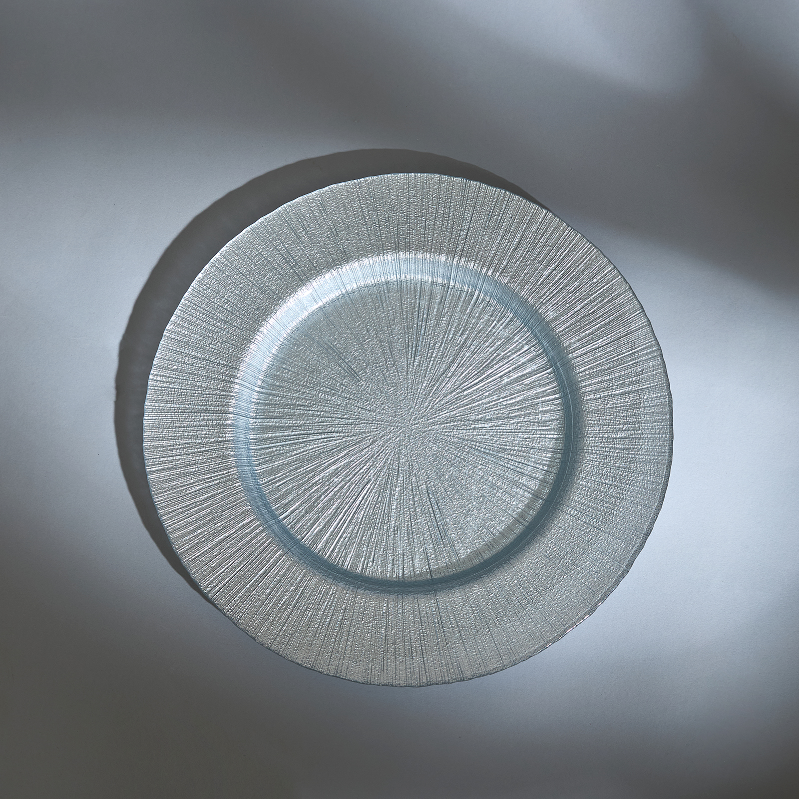 Тарелка Bright glow V CozyHome, цвет серебряный, размер Один размер