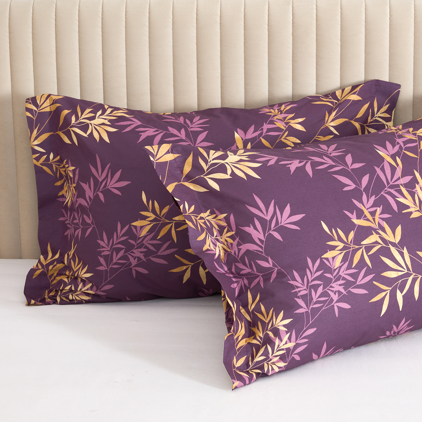 Комплект наволочек Листья/Foglie di bambu с ушками