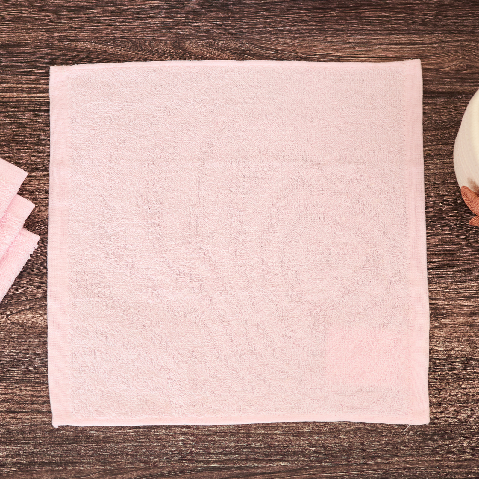 Комплект махровых полотенец Donara , 4 шт. CozyHome, цвет розовый, размер 30х30 - фото 4