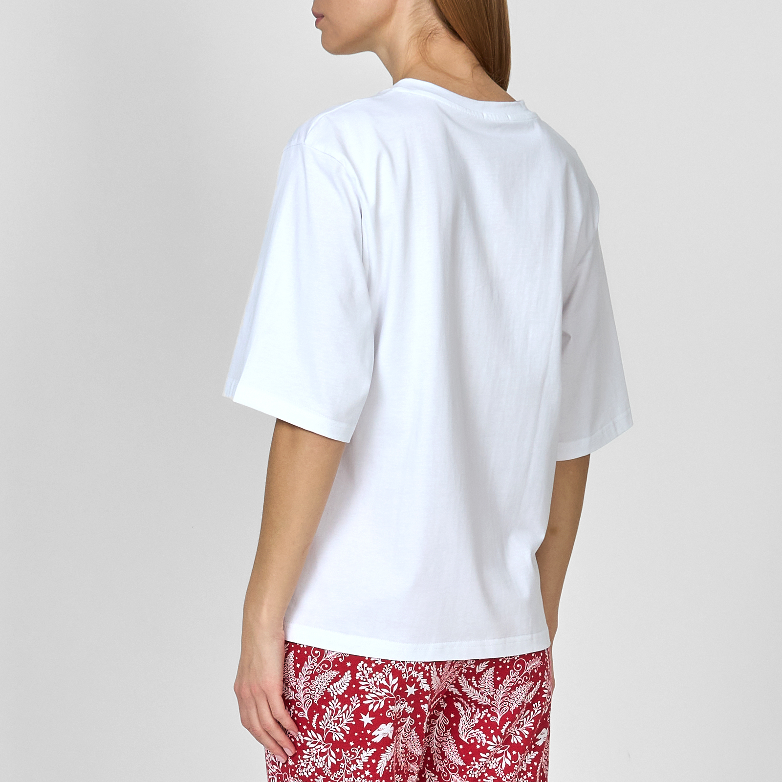 Пижама Massimo CozyHome, цвет белый/красный, размер 46-48 - фото 4