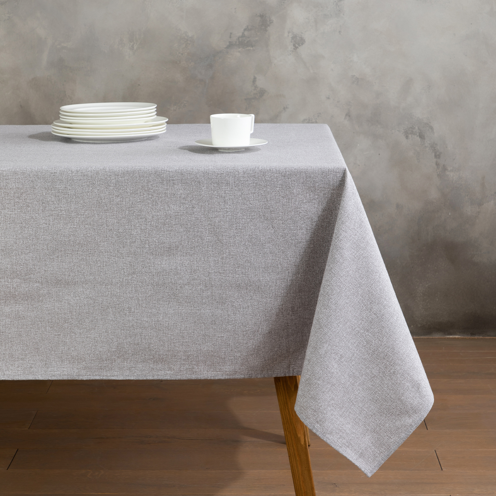 Скатерть Листья/Fogliame, серая