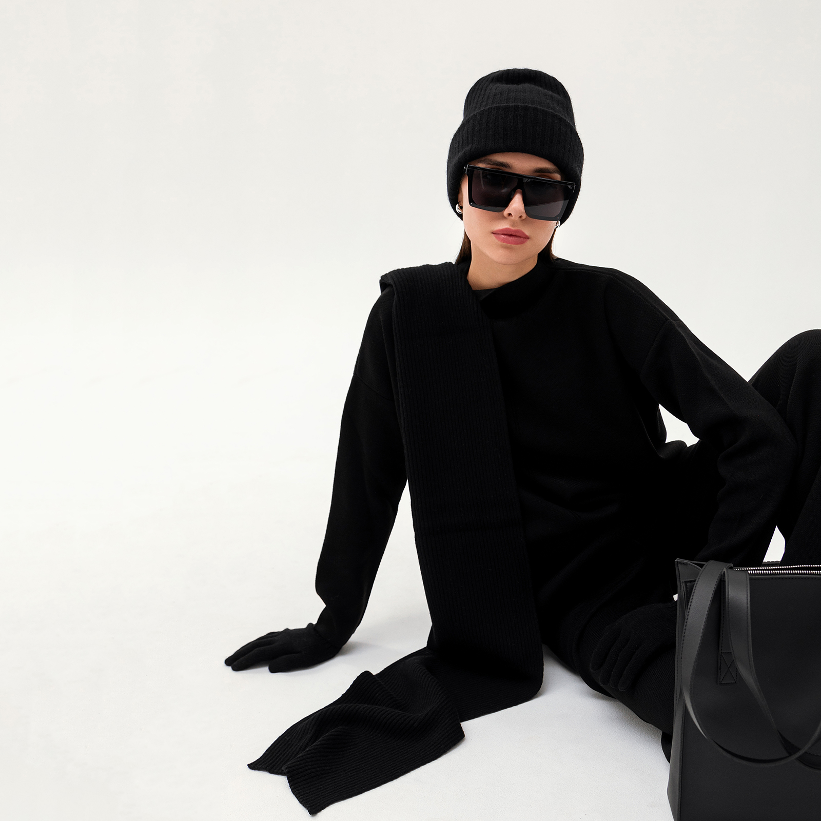 Шарф Монблан/Mont Blanc, черный