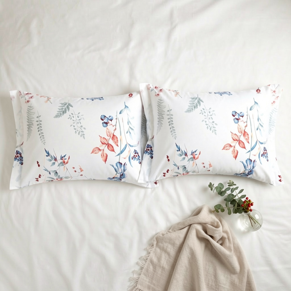 Комплект наволочек Латери с ушками, белый