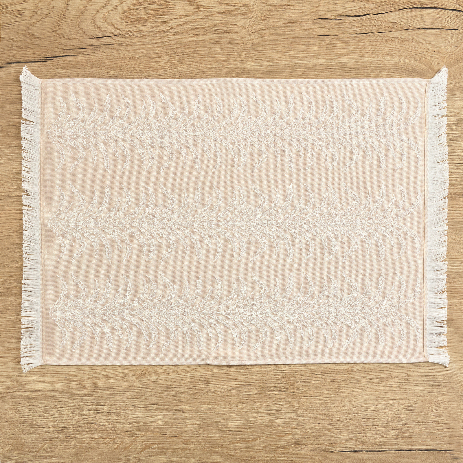 Комплект махровых полотенец Palma CozyHome, цвет бежевый, размер 50х70 (2 шт.) - фото 3