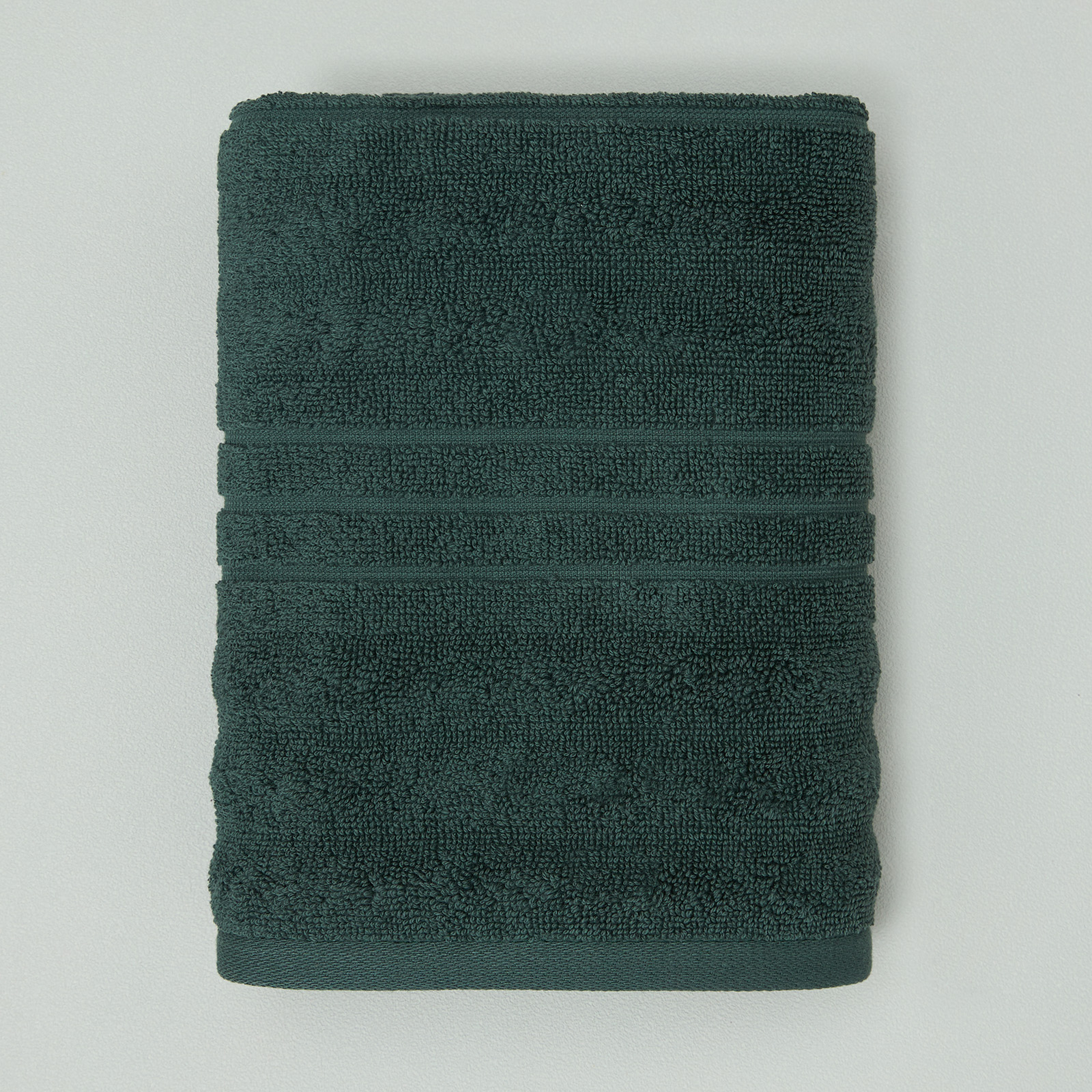 Полотенце махровое Аттилий/Attilio, зеленое