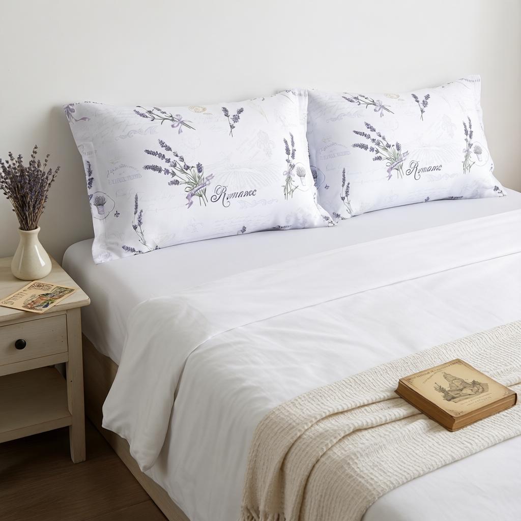 Комплект наволочек Лаванда с ушками, лаванда