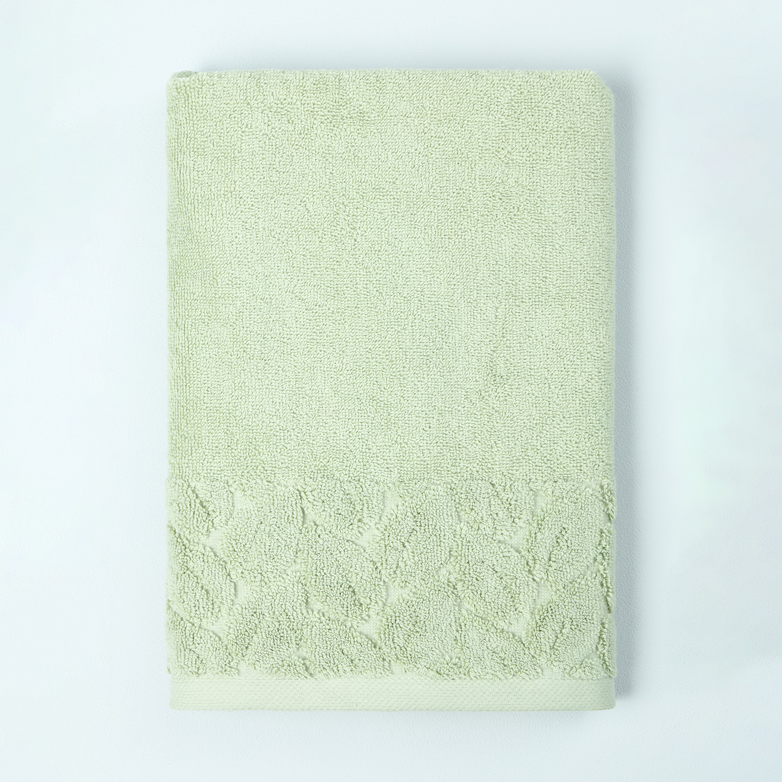 Полотенце махровое Луана/Luana, зеленое