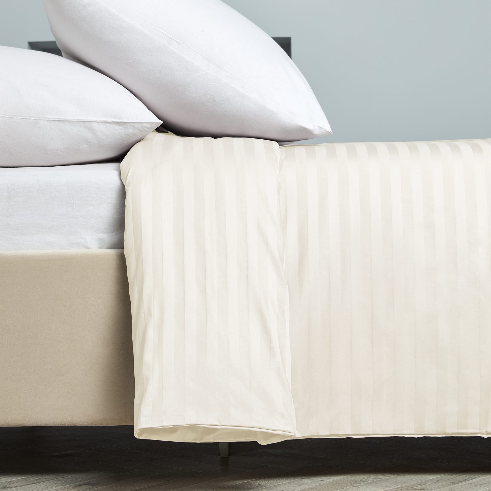 Пододеяльник Экрю страйп-сатин 40156