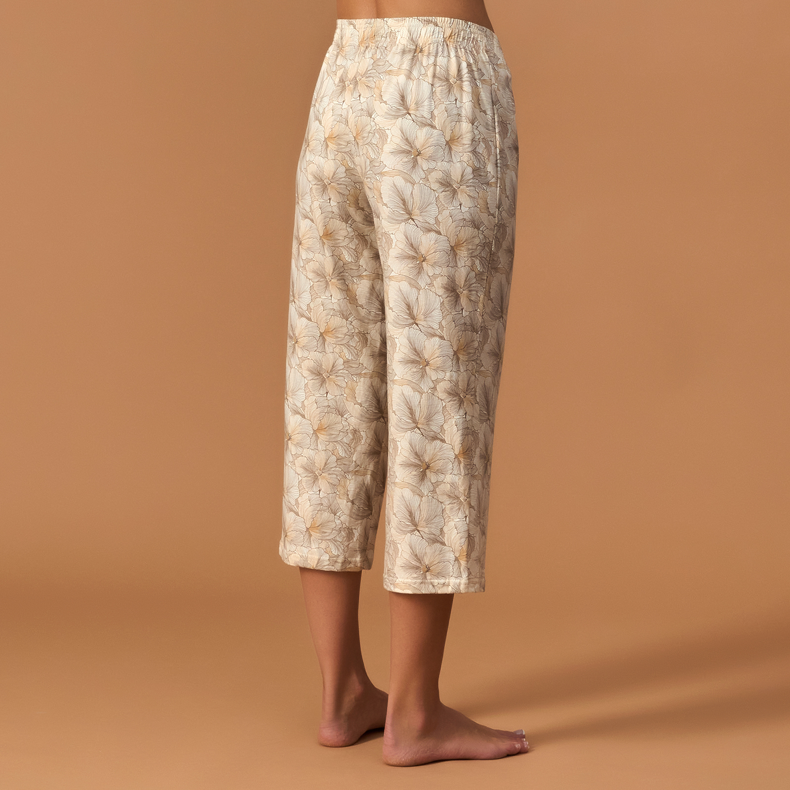 Пижама Fleur, короткий рукав CozyHome, цвет бежевый, размер 46 - фото 6