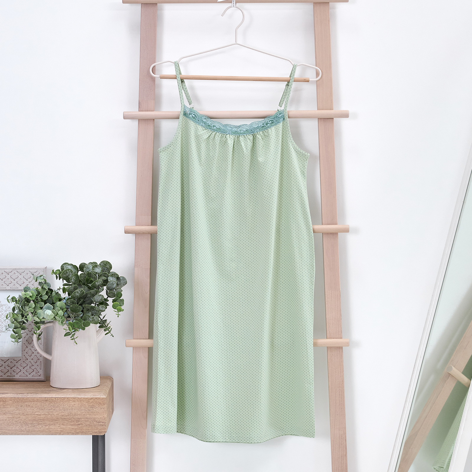 Сорочка Bella CozyHome, цвет зеленый, размер 44 - фото 3