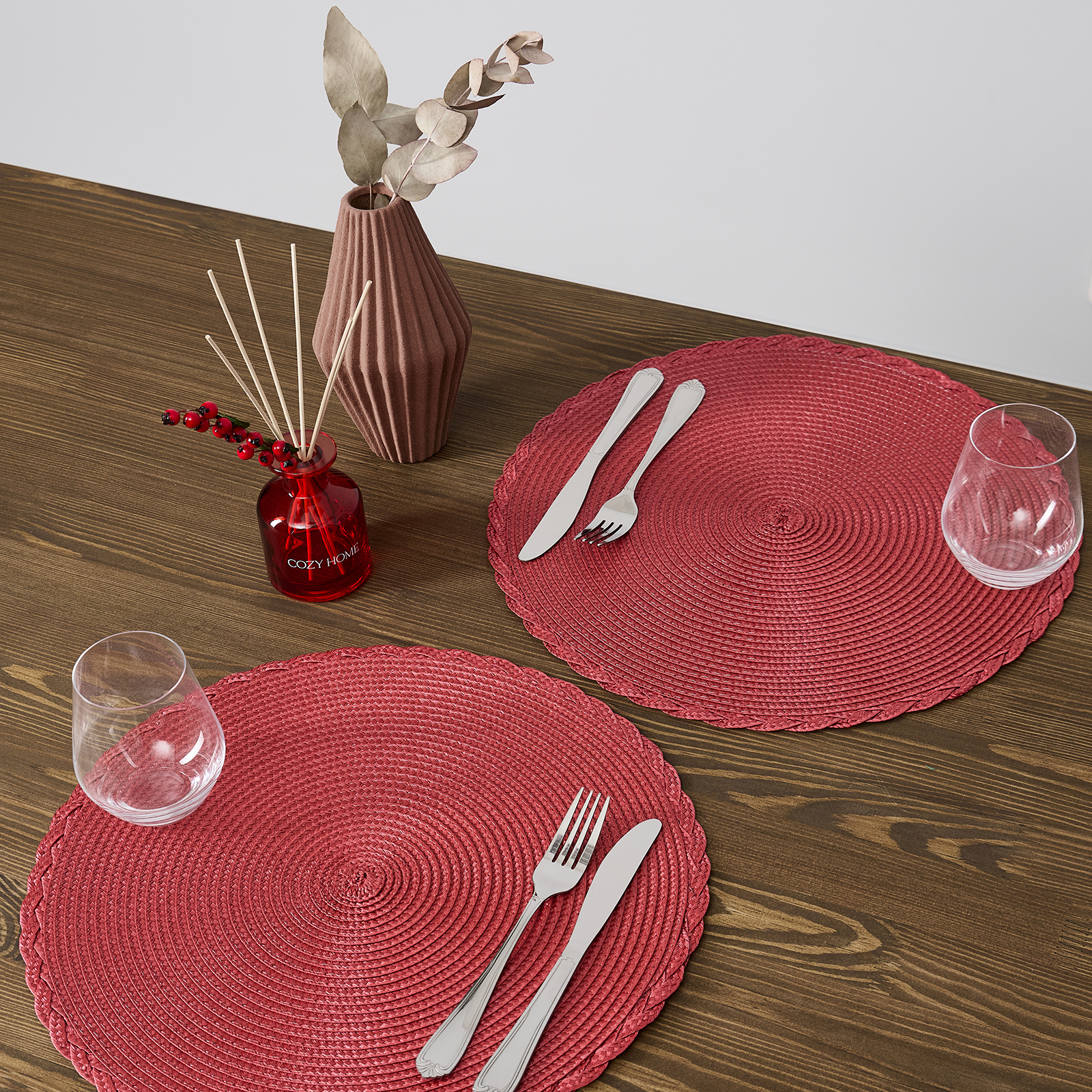 Набор плейсматов Чудесный фестиваль/ Miraculous Festival, красный