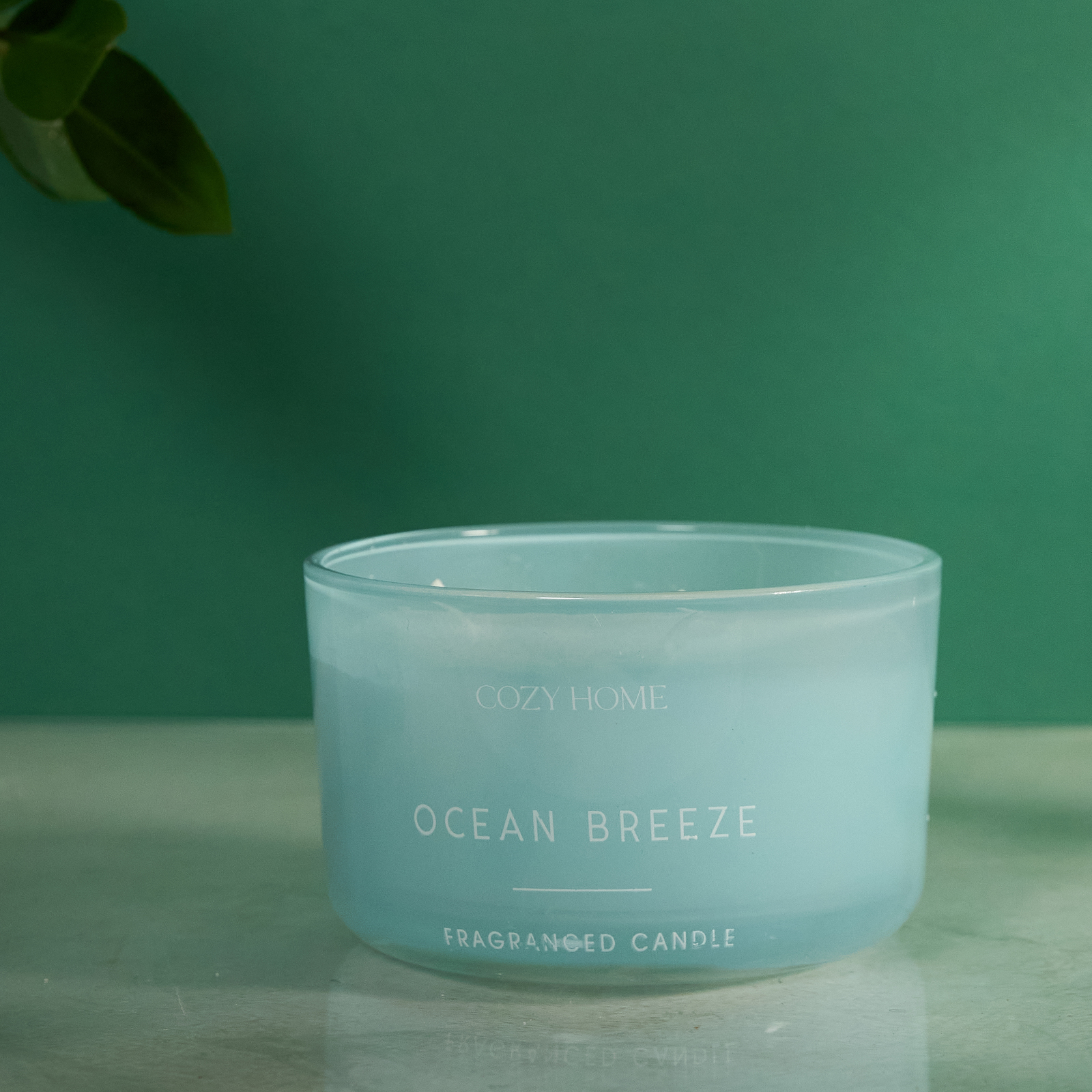 Свеча ароматическая Ocean breeze, 450 гр. CozyHome, цвет голубой, размер Один размер
