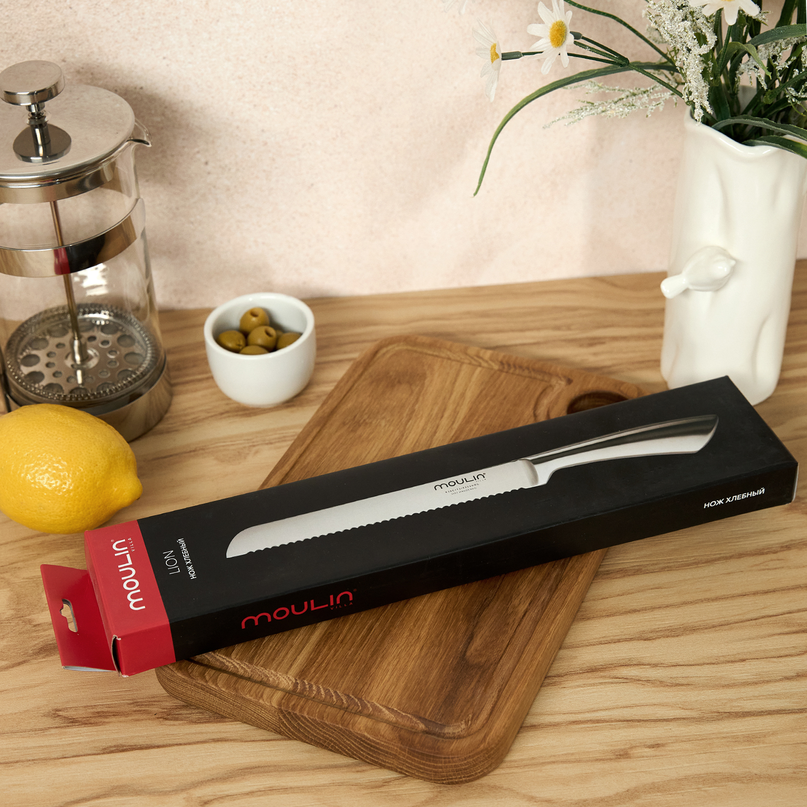 Нож хлебный 20 см Chef collection CozyHome, цвет серебро, размер Один размер - фото 4