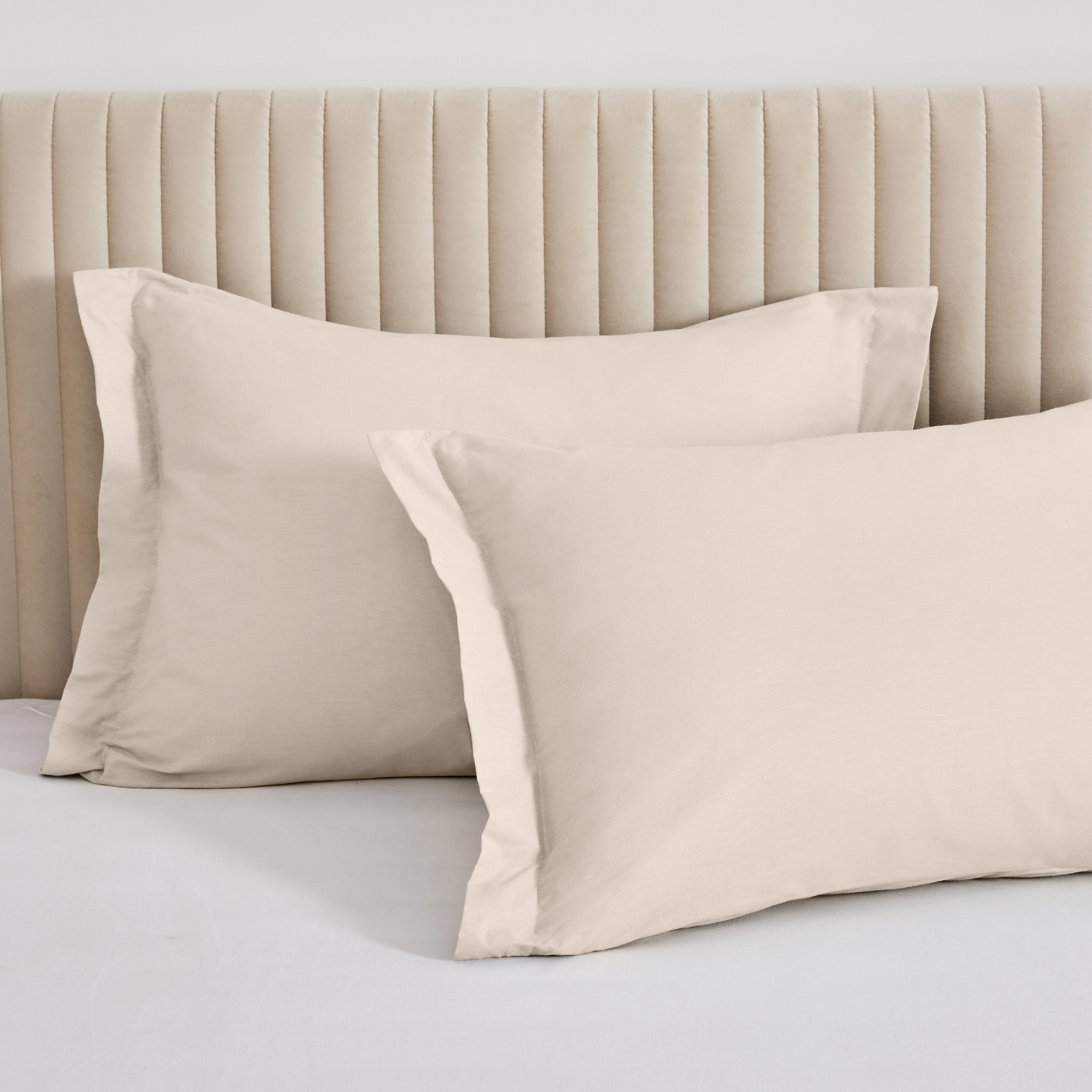 Комплект наволочек Экрю с ушками, перкаль