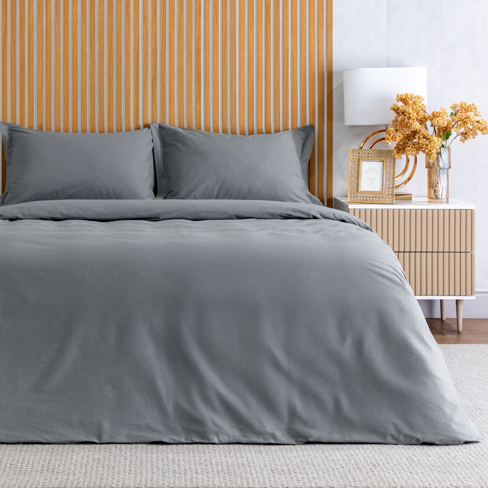 Постельное белье Темная зола/Dark ash