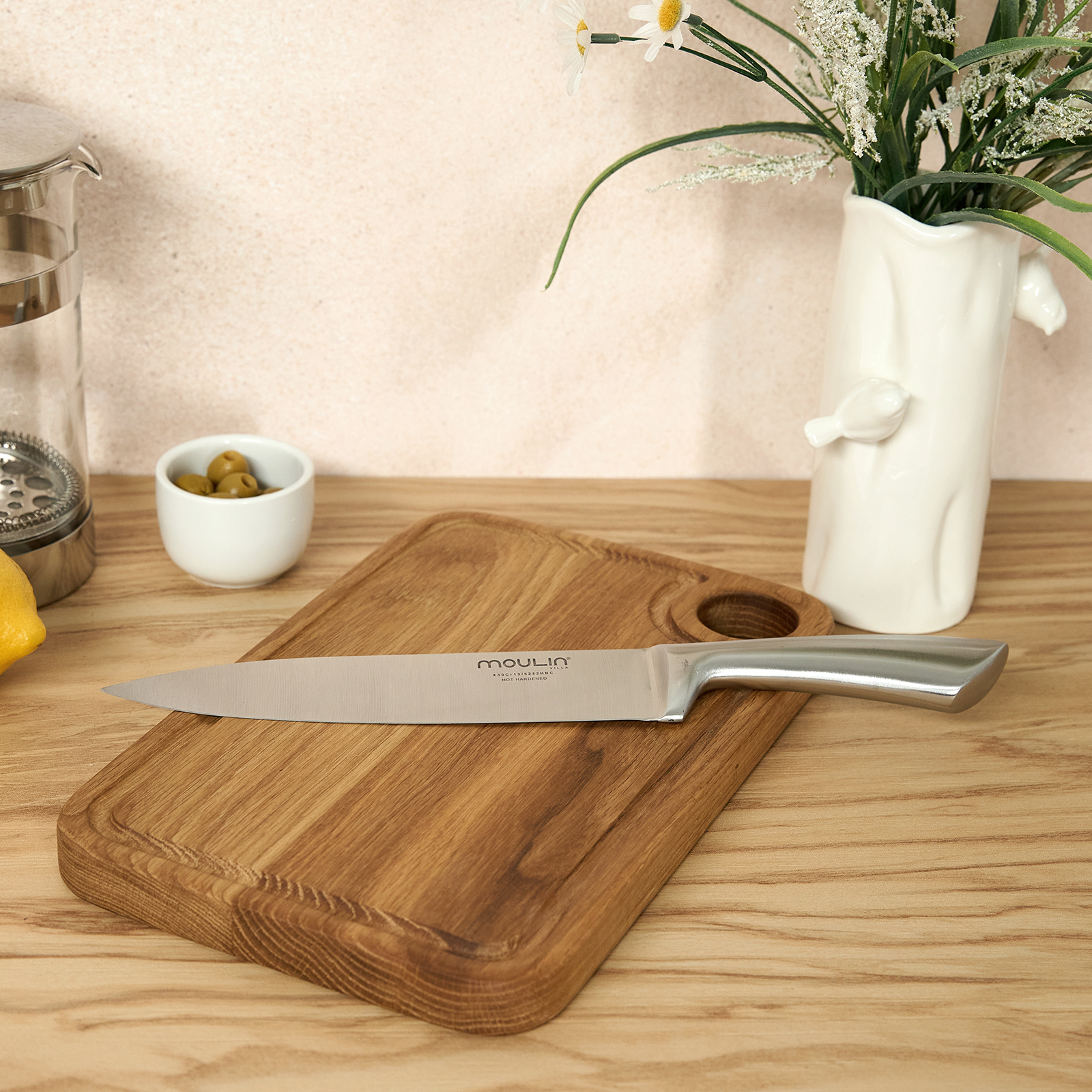 Нож поварской 20 см Chef collection нож поварской 15 см с бело черной ручкой 8321t12w atlantic chef