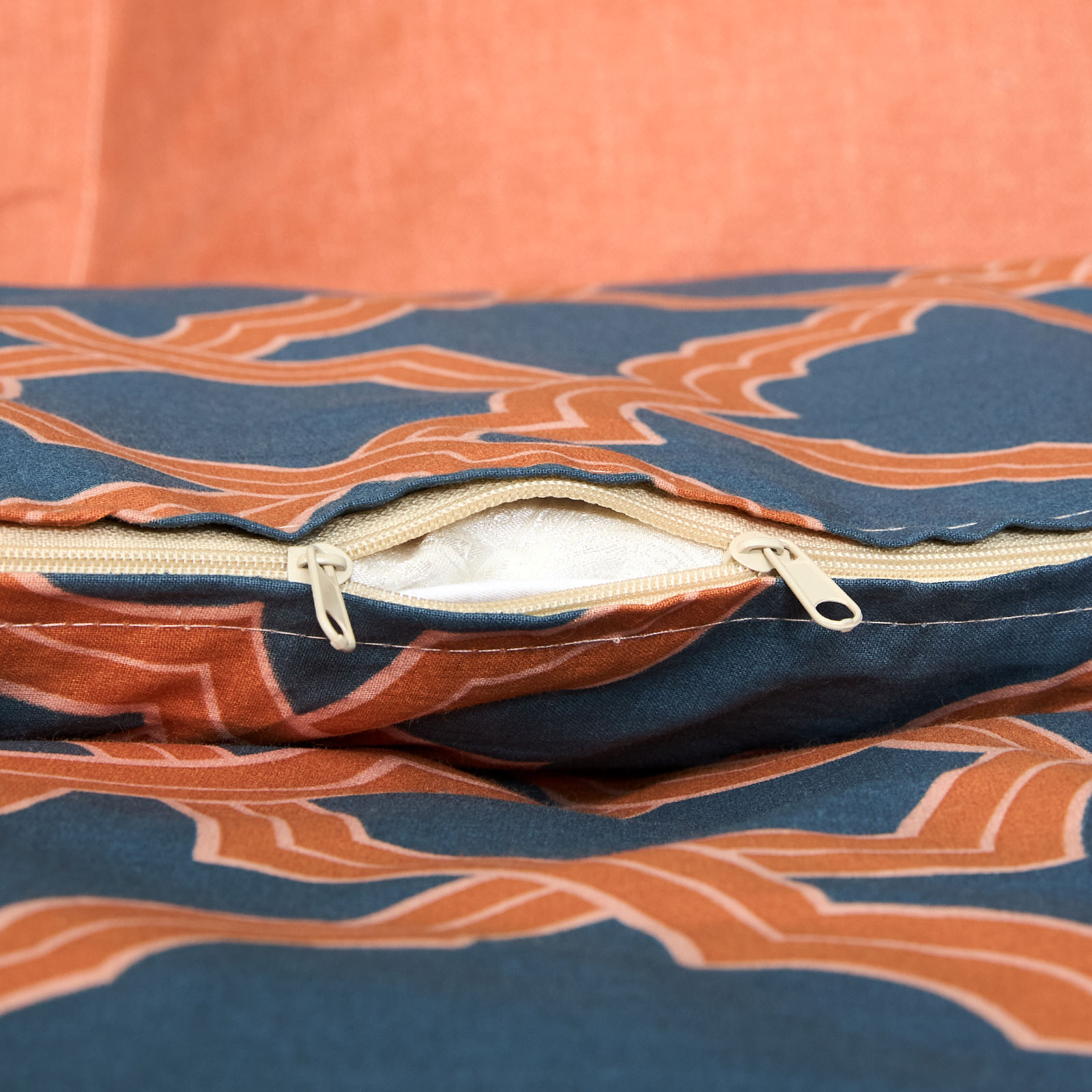 Постельное белье Tangeri CozyHome, цвет оранжевый, размер Евро - фото 10