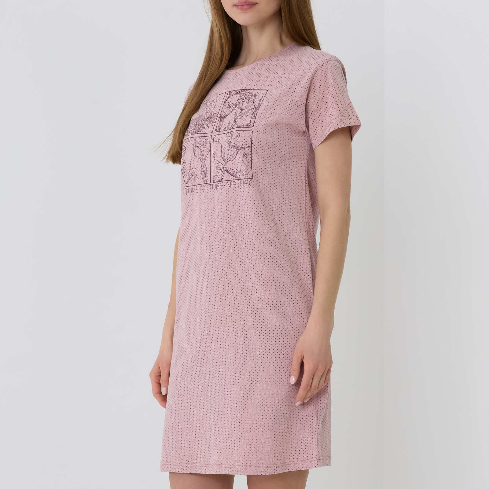 Сорочка Bella CozyHome, цвет розовый, размер 44 - фото 3