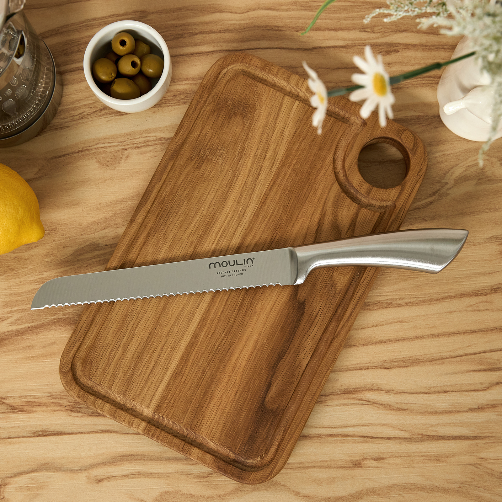Нож хлебный 20 см Chef collection CozyHome, цвет серебро, размер Один размер - фото 2