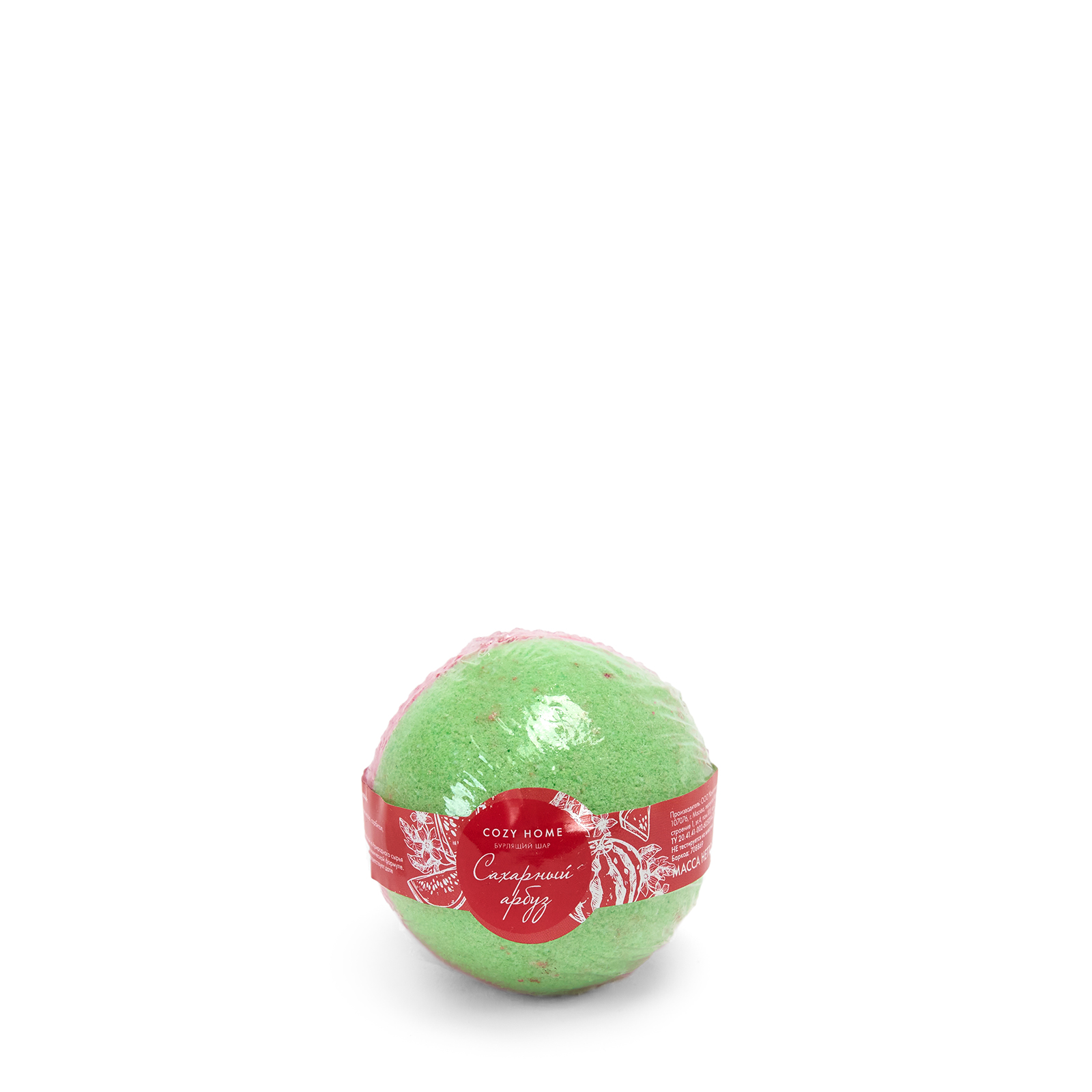 Шар для ванны Сахарный арбуз CozyHome, цвет зеленый, размер Один размер - фото 5