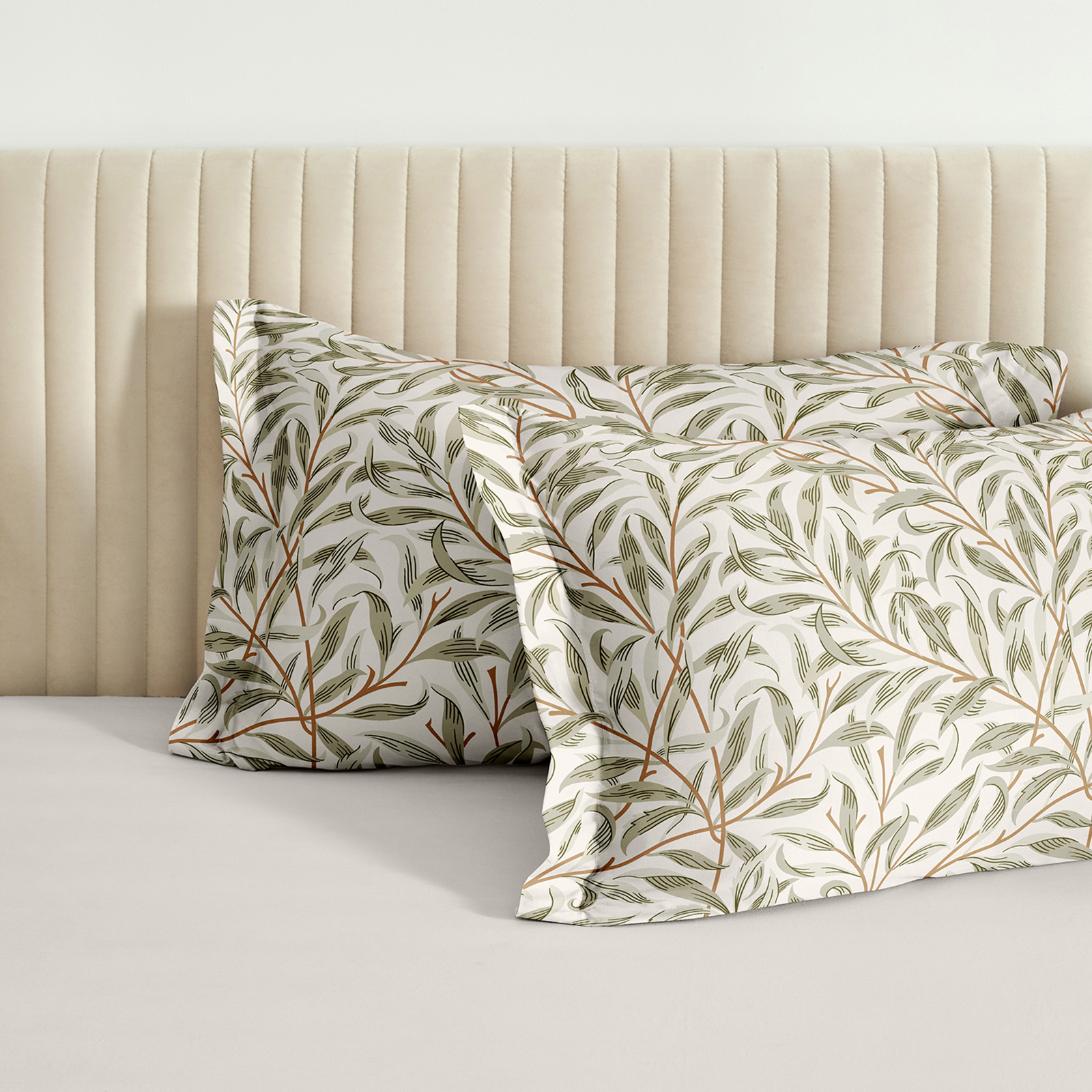 Комплект наволочек Листья/Foglie Di Morris с ушками
