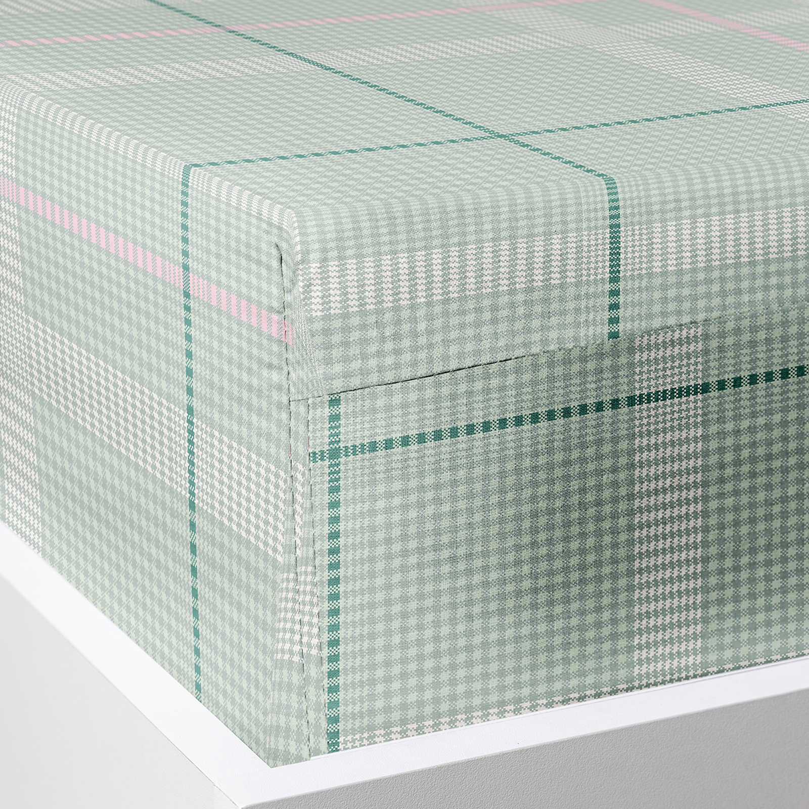 Простыня на резинке Бонмарито, зеленая