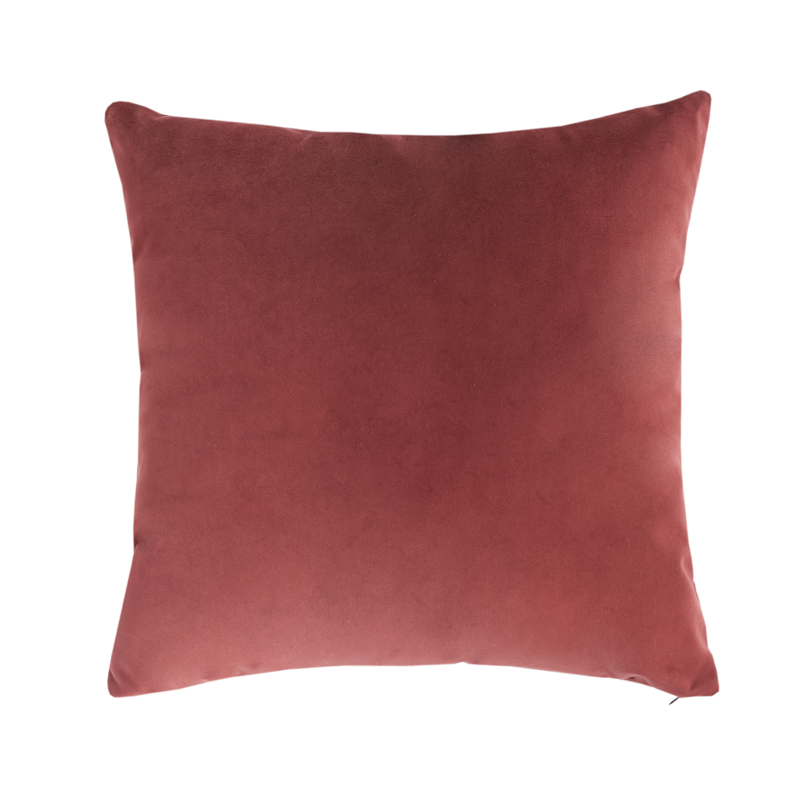 Подушка декоративная Vellut CozyHome, цвет винный, размер 45х45 - фото 1