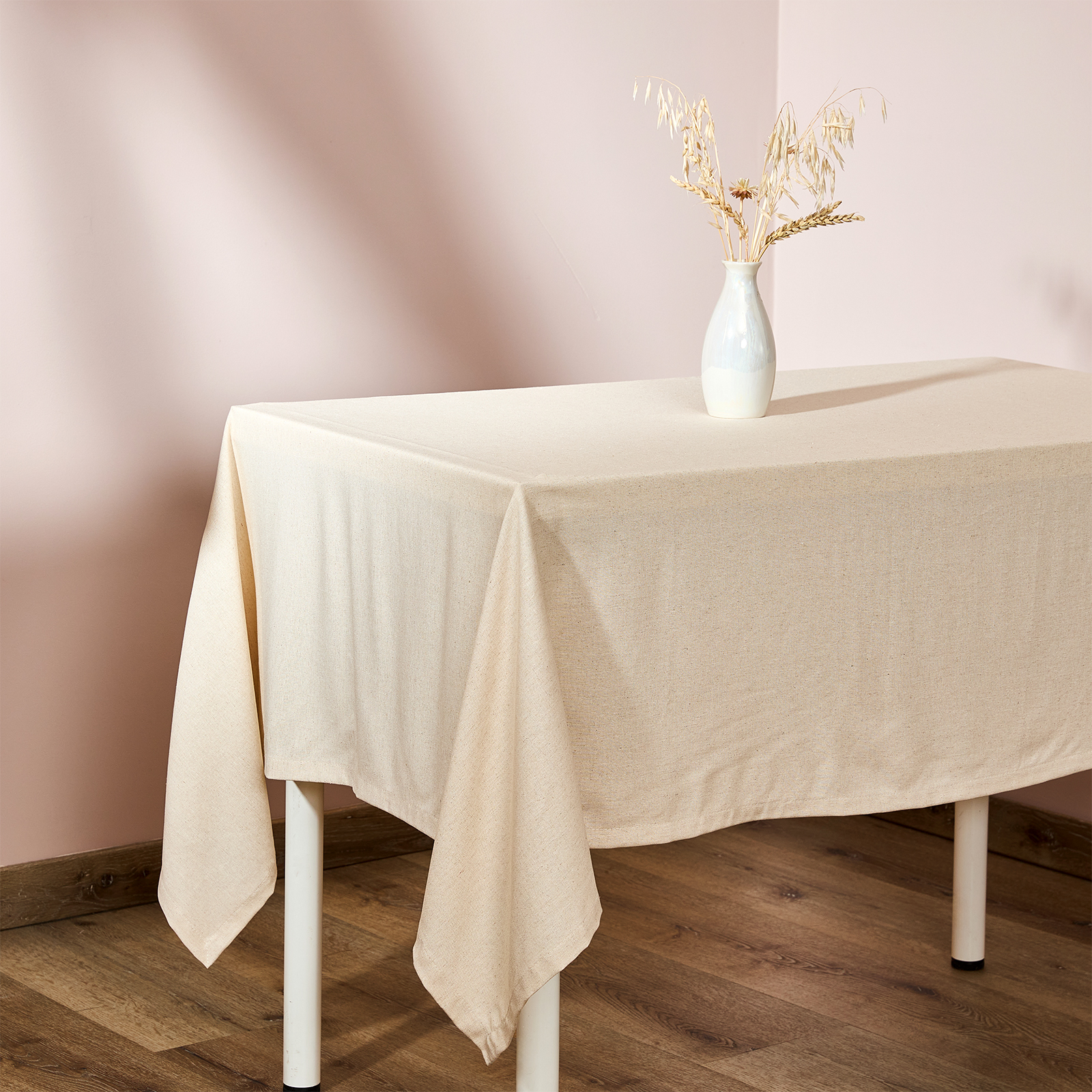 Скатерть ЭКО/ECO, бежевая