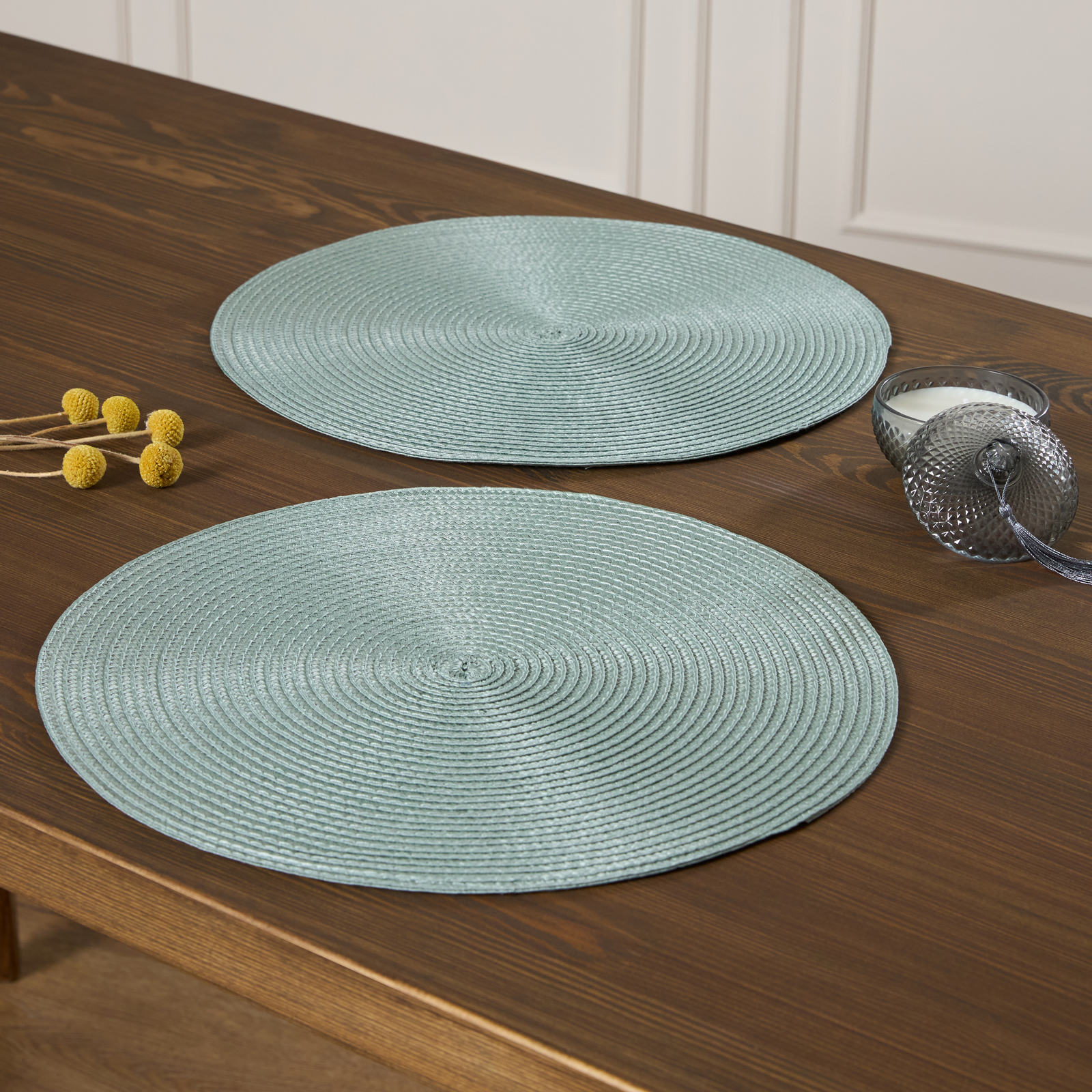 Набор плейсматов Лучера/Lucera, зеленый