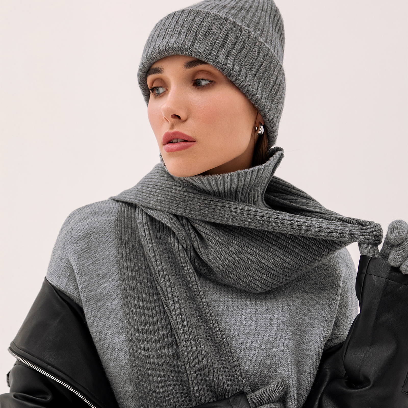 Шарф Монблан/Mont Blanc, серый